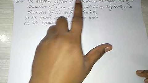 MENSURATION ICSE CLASS X 17.1 Q2