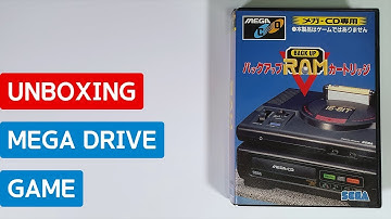 CD Backup RAM Cart (MEGA DRIVE, Japan) - Unboxing