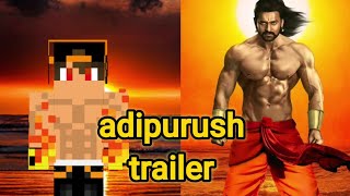 adipurush trailer minecraft version | in telugu | A-Z GAMERS |