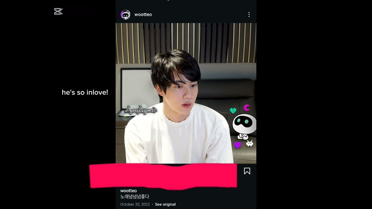 Jin's Falling replied to Jungkook' Yes or No . Please see description
