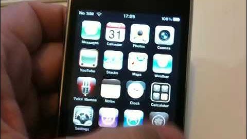 iPhone OS 3.0.1 Jailbroken w/ redsn0w 0.8