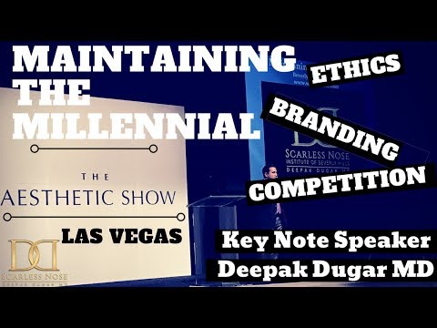 Video thumbnail: Dr. Dugar Keynote Lecture, Plastic Surgery, The Aesthetic Show 2018, Las Vegas · Dr. Deepak Dugar | Scarless Nose Rhinoplasty