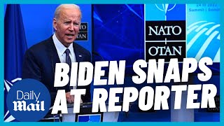 Biden SNAPS at reporter over Putin sanctions question