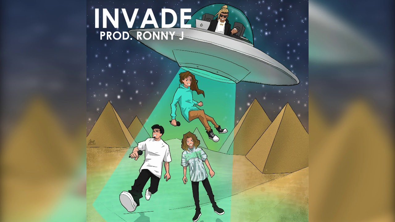 Telic - INVADE (Prod. Ronny J) ft. KotyKillem & TrippyThaKid [Official Audio]