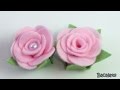 Artesanato Como fazer ROSA em FELTRO - Flor, Manualidades, DIY