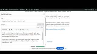 How To Use PostEase – Quick Frontend Editor