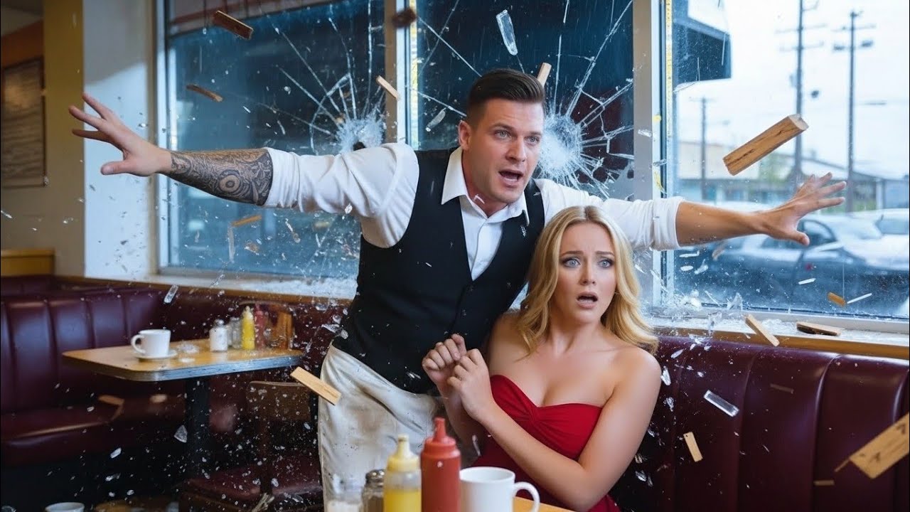 The Waiter Defended a Homeless Woman — The Next Morning, Black SUVs Surrounded His Café