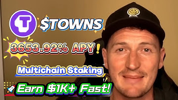 Crypto Crisis Playbook: Move TOWNS into Towns and Start Earning APY 3653.92% Like a Pro