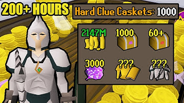I Opened 1000 Hard Clue Caskets (Multiple Mega Rares) | UIM Collection Log (#51) [OSRS]