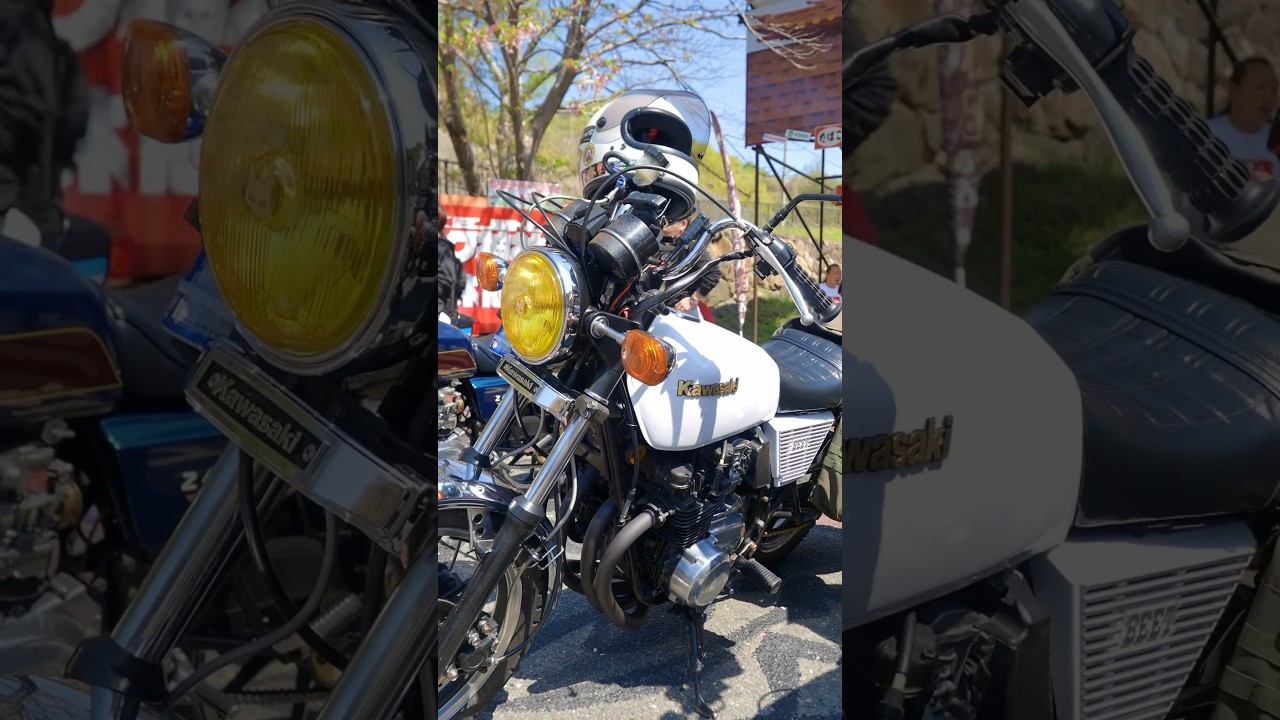 特攻の拓を思い出す❗️パールホワイトのZ400FX🤩バイク神社FX