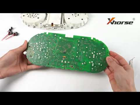 Xhorse: MQB Dashboard NEC3525 Lift Pin & Cut Wire Tutorial Using KEY TOOL PLUS