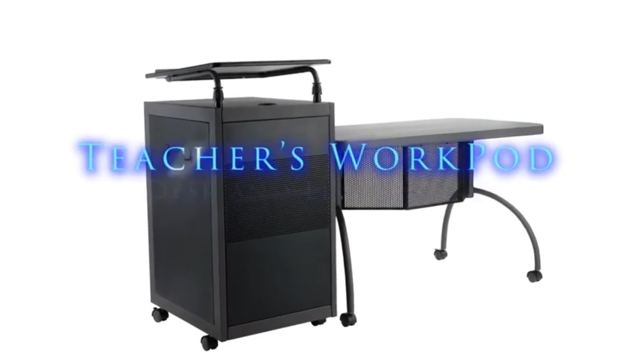 WorkPod Desk and Lectern Kit - YouTube