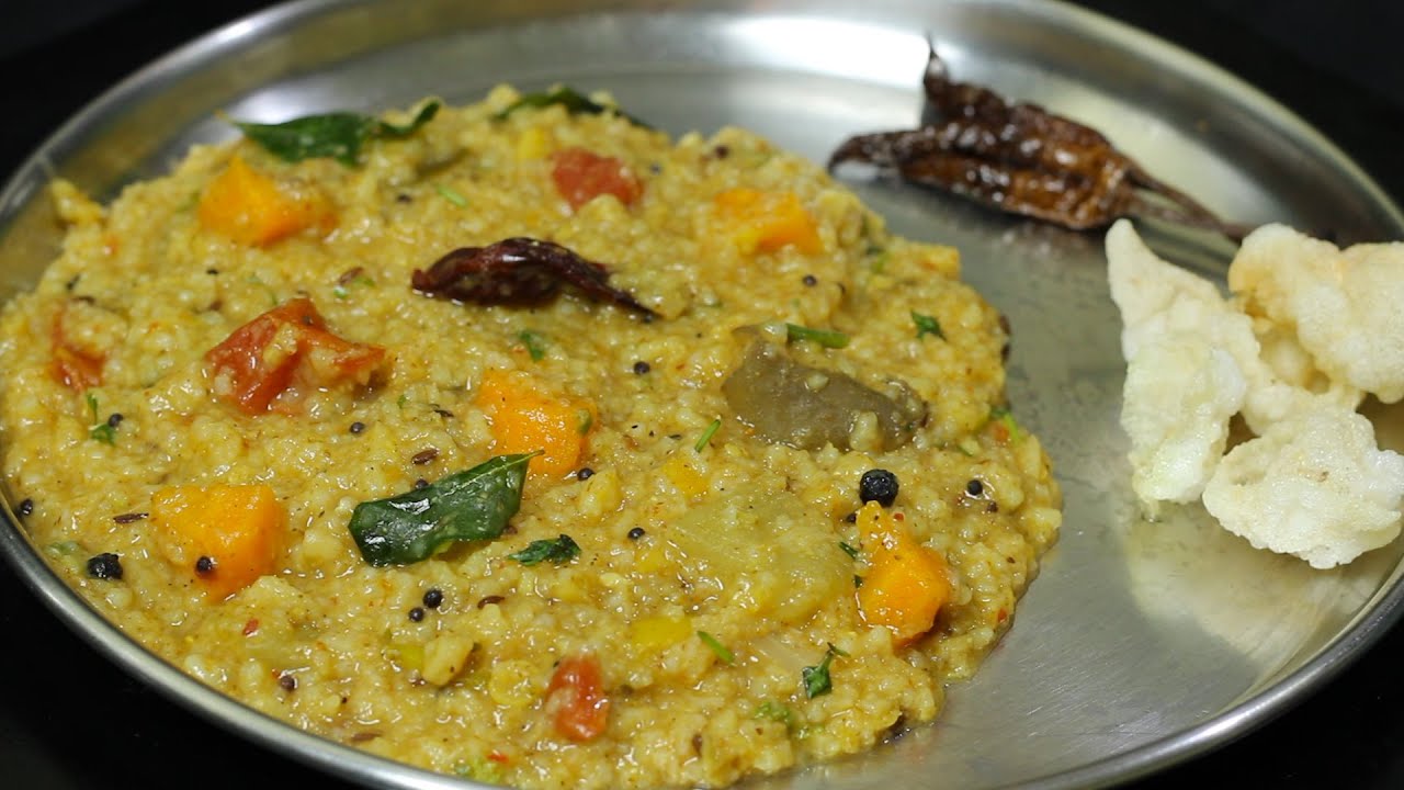 సాంబార్ రైస్ ఈజీగా రుచిగా ఇలా చేసి చూడండి పిల్లల లంచ్ బాక్స్ లోకి చాలా బావుంటుంది Sambar Rice Recipe