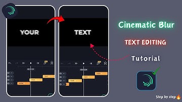 Alight Motion Tutorial: Creating a Dimensional Blur Text Effect with Glitch and 3D Animations