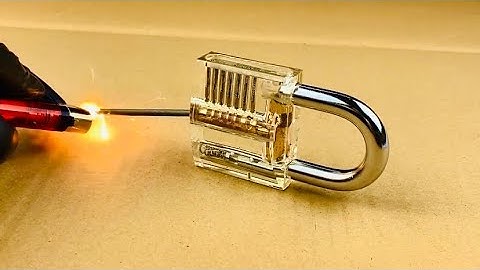 How To Open A Lock With MATCHES