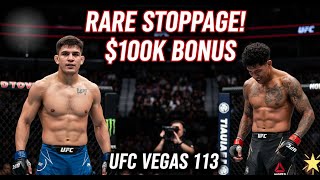 Mario Bautista vs Vinicius Oliveira UFC Vegas 113 result: Rare stoppage sees divisive star earn $