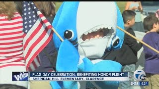 Sheridan Hill Elementary presented check to Honor Flight Buffalo