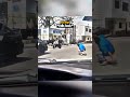 Road Raging Man Kicks Drivers Tail Light