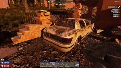 7 Days to Die: (Alpha 18) PREGEN03 World Part 3 - Searching Up the Pathway