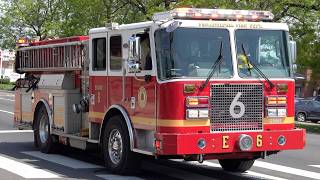 Philadelphia Fire Department Engine 6 Responding