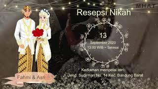 D3_ Video Undangan Pernikahan bertema Adat Sunda dan Wood Rustic