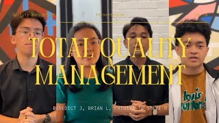 TOTAL QUALITY MANAGEMENT | Final Assignment Quality Management 7A