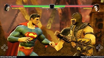 RPCS3 PS3 Emulator - Mortal Kombat vs DC Universe Ingame! VULKAN (da3f3fd) LLVM