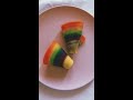 🌈CREPES ARCOBALENO...la merenda pi&ugrave; dolce e colorata #Shorts