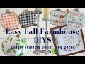 4 FUN FALL & FARMHOUSE DIYS | DOLLAR TREE FALL DIYS | FALL FARMHOUSE BUDGET DECOR | EASY FALL DIYS