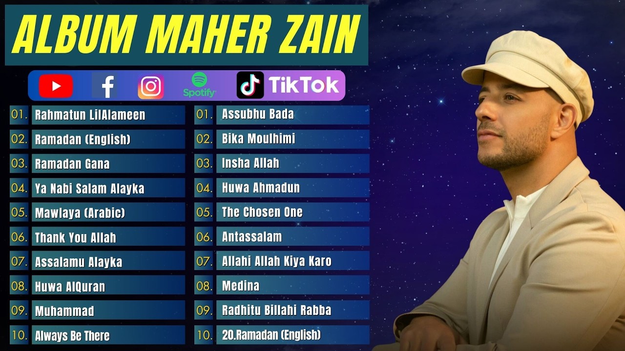 Sholawat Merdu 2026 🤍 Maher Zain Full Album Ramadan ⭐ Habibi Ya Muhammad 📀 Maher Zain Best Song