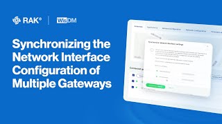 Effortlessly Sync Network Interface Configurations for Multiple Gateways with WisDM
