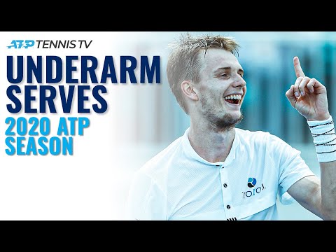 2020 ATP Tennis Underarm Serve Compilation!