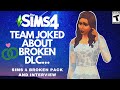 THEY KNEW.... HINTS YOU MISSED ABOUT THE BROKEN WEDDING PACK  & PAST INTERVIEW- SIMS 4 NEW 2022