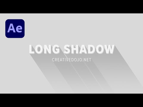 After Effects: Long Shadows Preset & Tutorial (FREE PRESET)