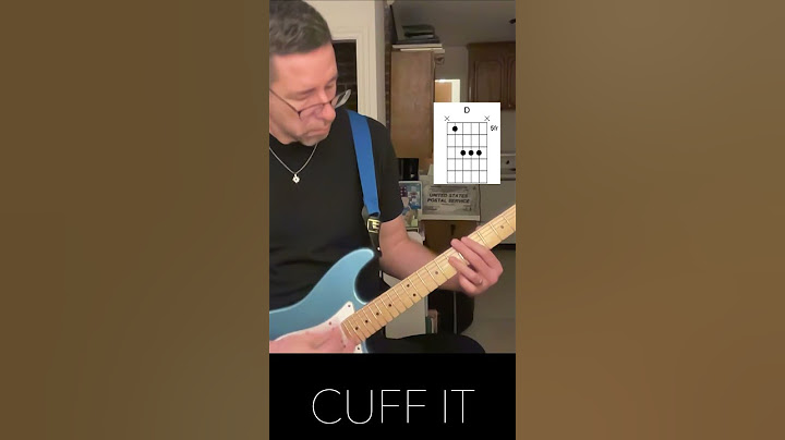 CUFF IT Guitar version - Guitar performance video thumbnail