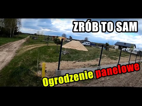 Ogrodzenie panelowe działki krok po kroku. Zrób to sam! Ogrodzenie działki. Budowa ogrodzenia.