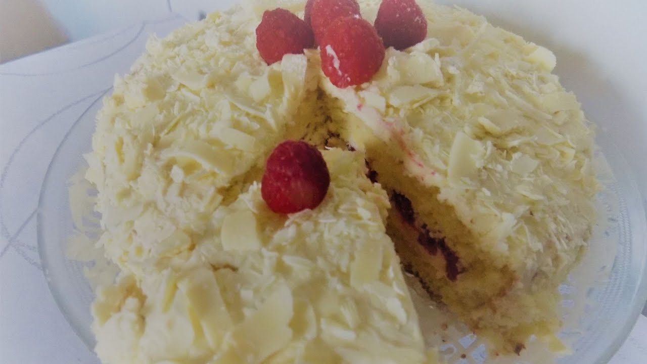Gateau Framboise Chocolat Blanc Dessert Facile Fetes Des Meres Youtube