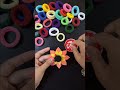 I made a wobbly wall hanging using old rubber bands #shortsfeed #facts #craft #Lifestyle