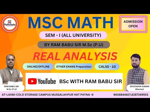 M.Sc SEM-1(REAL ANALYSIS)