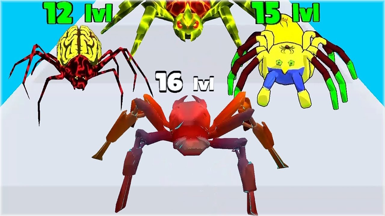 Spider & Insect Evolution Run - Gameplay Walkthrough Part 1 - YouTube