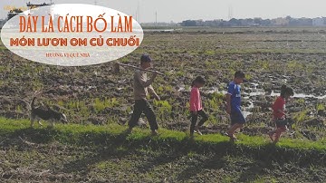 Tập 4: LƯƠN OM CỦ CHUỐI, MÓN NGON THÔN QUÊ | Bếp của Bố