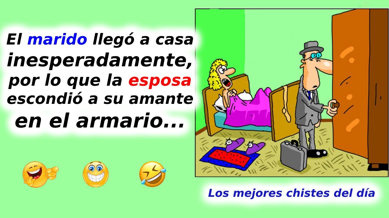 Mientras  marido estaba en el trabajo ... Mejores Chistes Del Dia. Si Te Ries Pierdes.