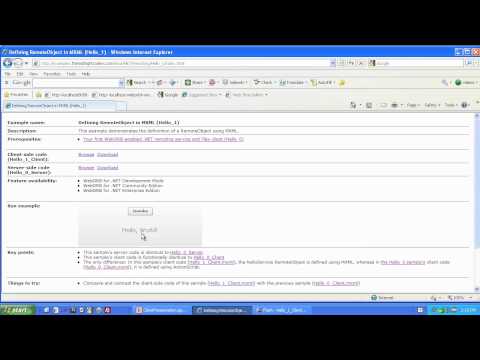 Defining RemoteObject using MXML (Hello_1)