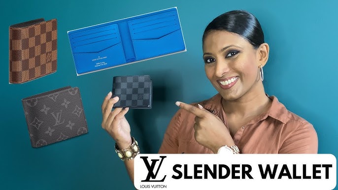 Slender Wallet Damier Graphite – Keeks Designer Handbags