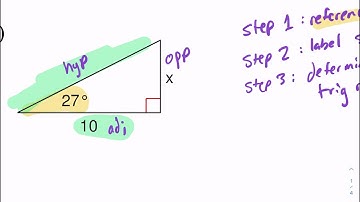 Kuta Tutorial: using trigonometry to find triangle lengths