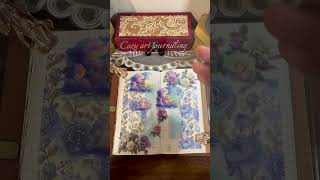 ASMR journal Cloudy Sky #asmr #journal#scrapbooking #art #diy #fypシ #journaling