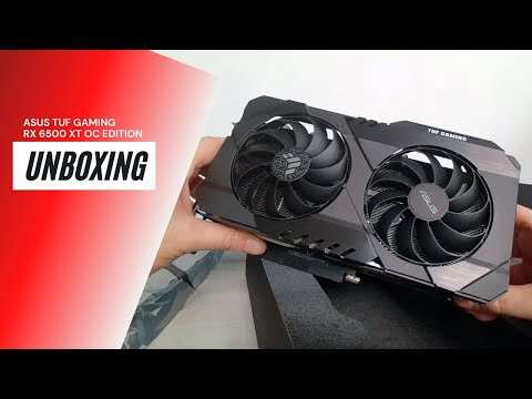 ASUS TUF Gaming RX 6500 XT OC Edition unboxing