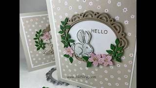 Stampin Up Notes of Spring POM - Bunny in the Pink Flowers 2 of 3