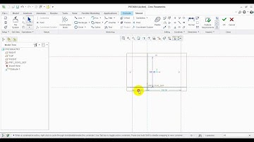 PTC CREO Tutorial : CENTERLINE