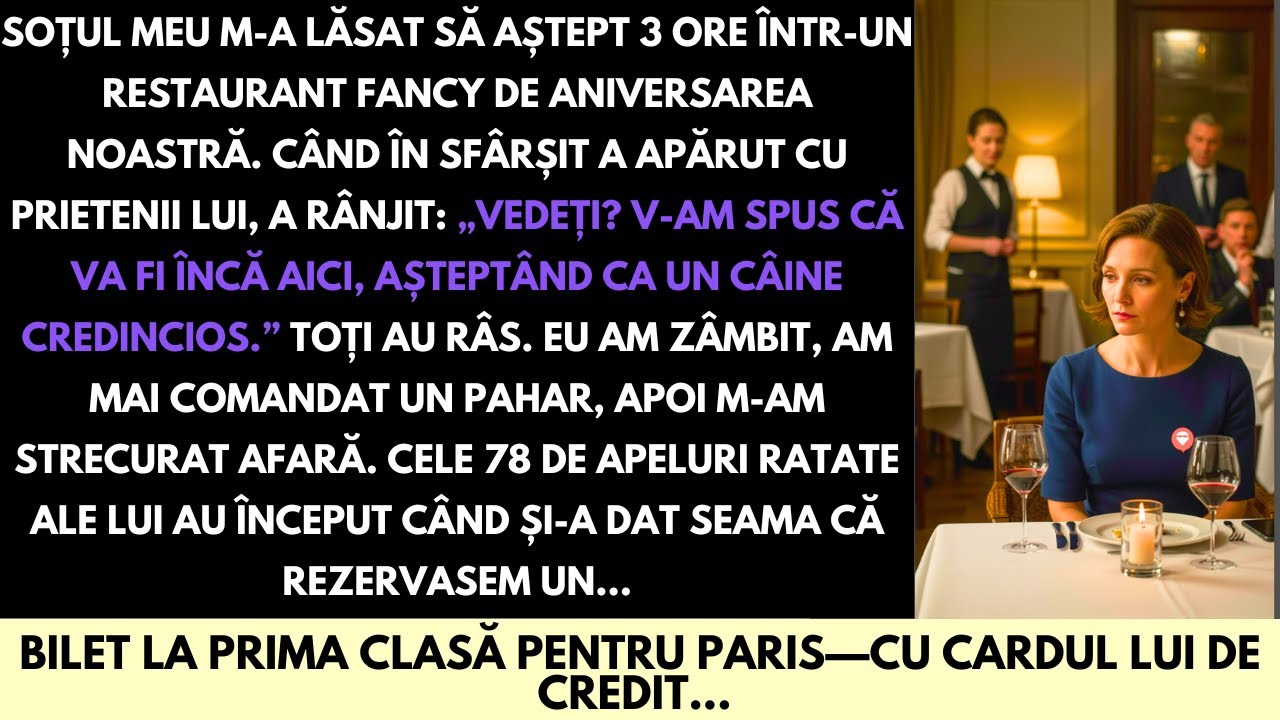 M-A Umilit De Aniversarea Noastră — Așa Că Am Zburat La Paris La Clasa Întâi Pe Cardul Lui!